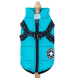 PetPure Waterproof Winter Dog Coat with Built-In Harness