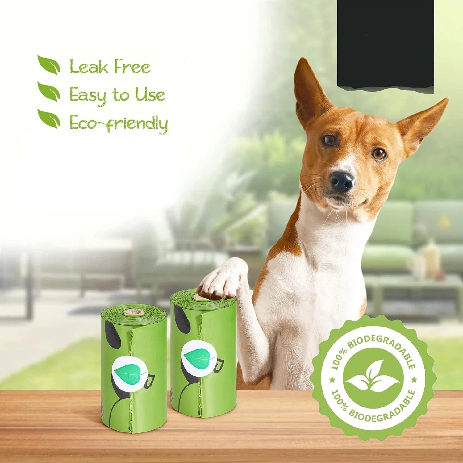 600 Biodegradable Dog Poop Bags Rolls pack  –  Eco-Friendly Thick,  Eco-Friendly & Leak-Proof Strong Waste Bags for Dogs