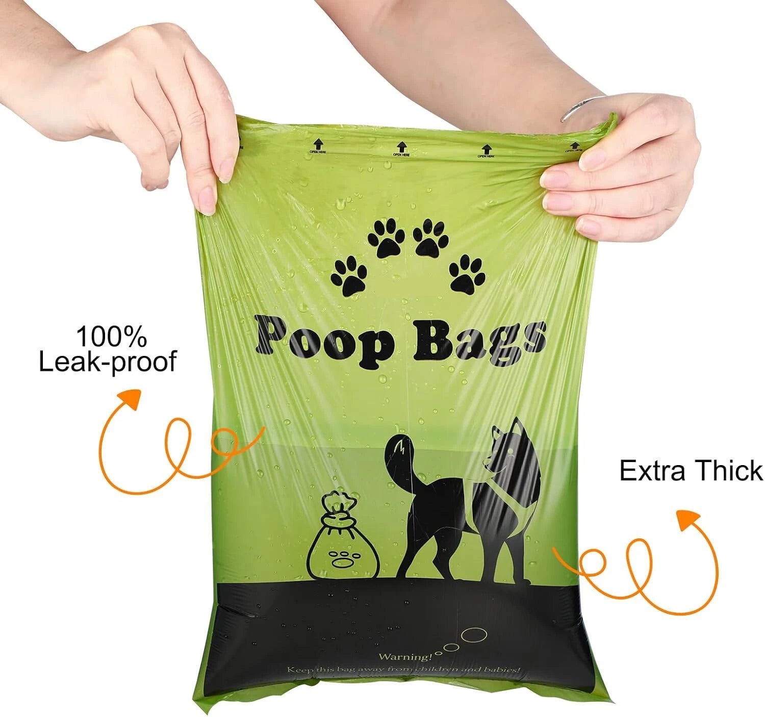 600 Biodegradable Dog Poop Bags Rolls pack  –  Eco-Friendly Thick,  Eco-Friendly & Leak-Proof Strong Waste Bags for Dogs