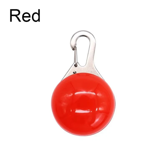 2x LED Dog Collar Light Clip-On Pet Pendant | High Visibility Flashing Night Walking Glow Tag for Dogs and Cats