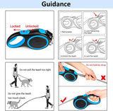 Retractable Dog Leash With Lock – Extendable Pet Long Lead for Training & Walking