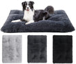 Soft Calming Plush Pet Bed Cushion | Ultra-Soft Dog & Cat Mattress Washable Plush