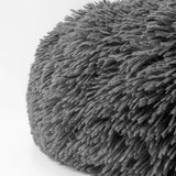 Calming Donut Soft Plush Pet Bed – Anti-Anxiety Faux Fur Cushion for Pet's Joint Support